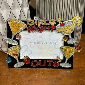 Photo Frame 3 x 5 "Girls Night Out" EUC